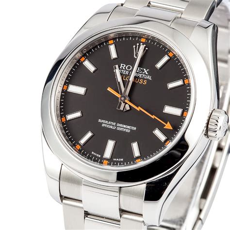 rolex black dial milgauss|Rolex Milgauss price list.